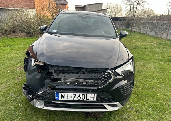 Seat Ateca cena 73900 przebieg: 18000, rok produkcji 2021 z Radomsko małe 154